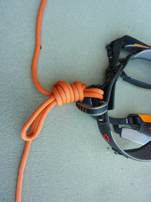 Demi double-nœud de pêcheur